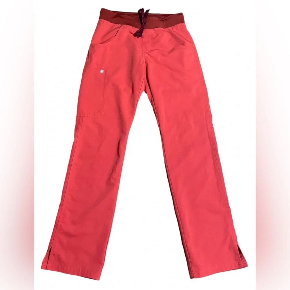 ❤️🧡 FIGS Kade™ Cargo Scrub Pants. XS. Limited edition color- Clay. EUC - Picture 4 of 16